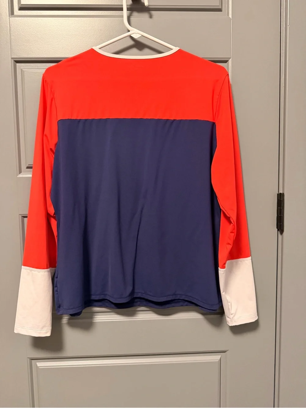 Lands' End Women's SunShade UPF 50 Long Sleeve Rash Guard Swim Tee Top XL